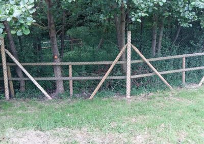 Agricultural wire fencing