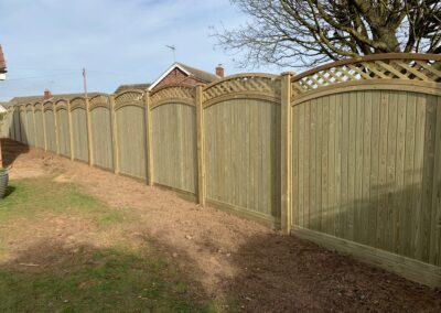 Convex Tongue & Groove residential fencing