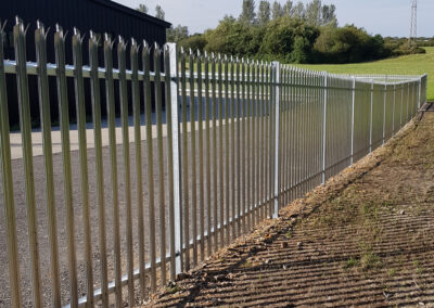 Commercial metal fencing