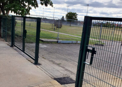 Secure mental fencing and gates