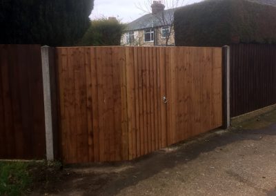 Wooden gate