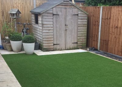 AstroTurf and shed example