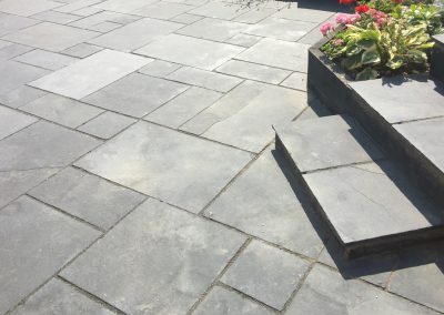Slate patio example