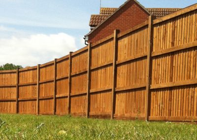 Wooden fencing example by A W Goddard