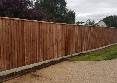 Wood fencing example A W Goddard