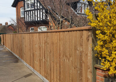 Residential fencing example